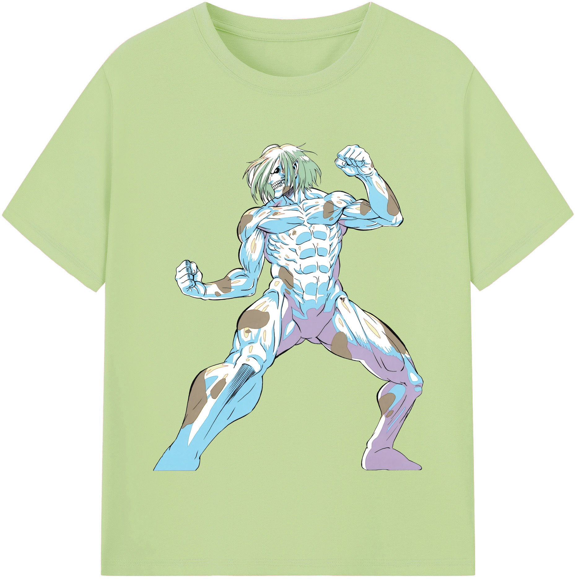 （画像用） 進撃の巨人 Attack on Titan 綿100％半袖Tシャツ（フロントプリント）